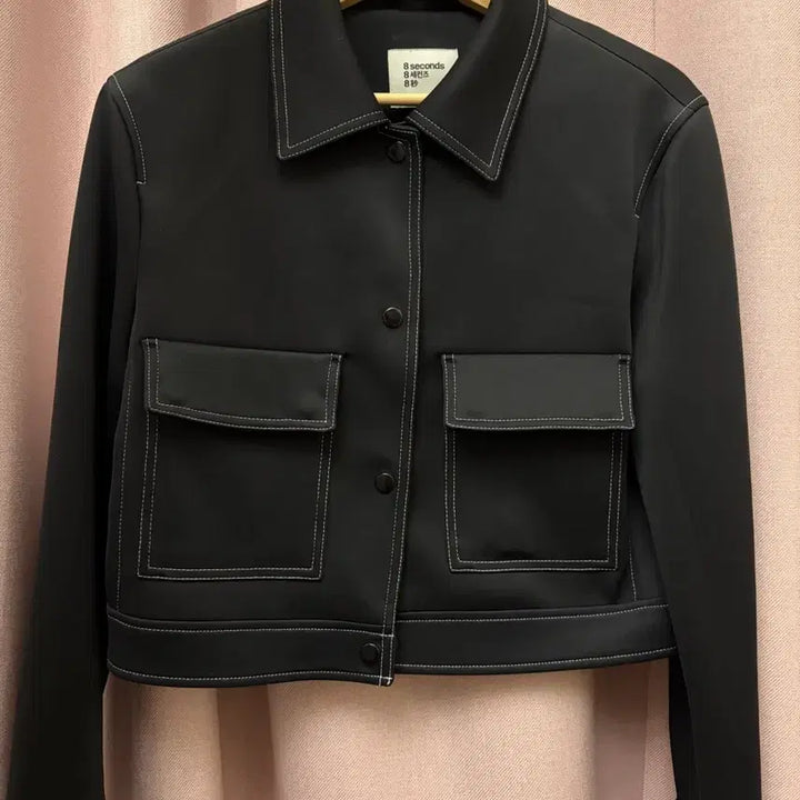 [SOLD OUT] 에잇세컨즈 블랙 크롭 자켓