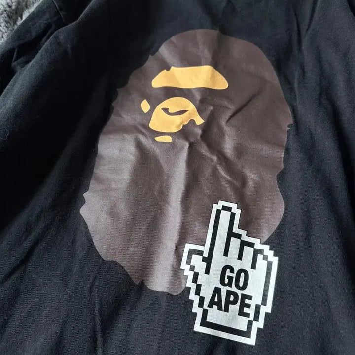 [BUNJANG] BAPE Go Ape Pointer Long Sleeve T-shirt (Black) / 베이프 고 에이프 포인터 롱슬리브 티셔츠 블랙