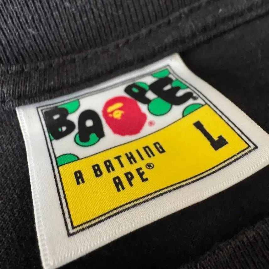[BUNJANG] BAPE Go Ape Pointer Long Sleeve T-shirt (Black) / 베이프 고 에이프 포인터 롱슬리브 티셔츠 블랙
