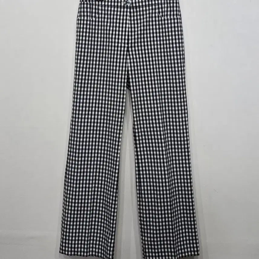 [BUNJANG] Hazzys WEOURS Checkered Wide Pants / [28] 여성 헤지스 위아워스 체크무늬 와이드 팬츠