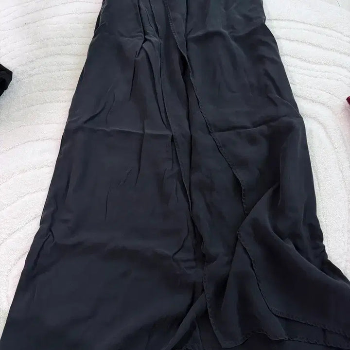 [BUNJANG] Aline Wrap Long Skirt / 검정색 랩 Aline스타일 스커트