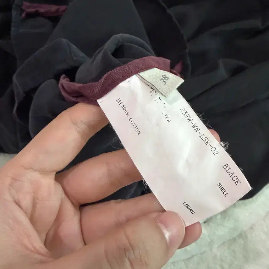 [BUNJANG] Aline Wrap Long Skirt / 검정색 랩 Aline스타일 스커트