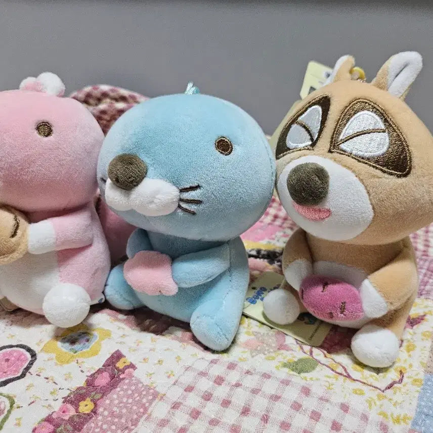 [BUNJANG] Bonobono 12cm Keyring Doll Set / 보노보노 키링인형 셋트 판매합니다.