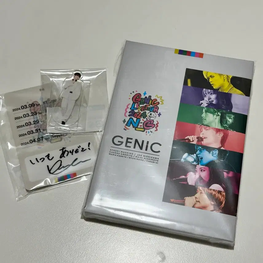 [BUNJANG] GENIC 제닉 2024 N_G 블루레이 FC한정판 마시코 아츠키 / GENIC 제닉 2024 N_G 블루레이 FC한정판 마시코 아츠키