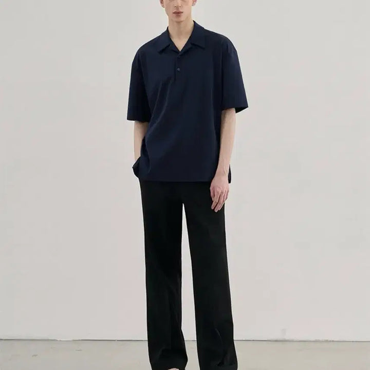 [BUNJANG] Drawfit Open Collar T-shirt XL / S급) 드로우핏 오픈카라 티셔츠 XL