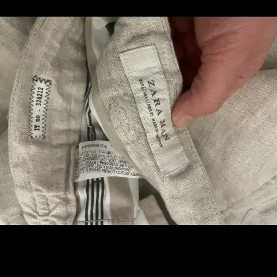[SOLD OUT] (깨끗) ZARA 자라 마 린넨 바지  (32-33남성)
