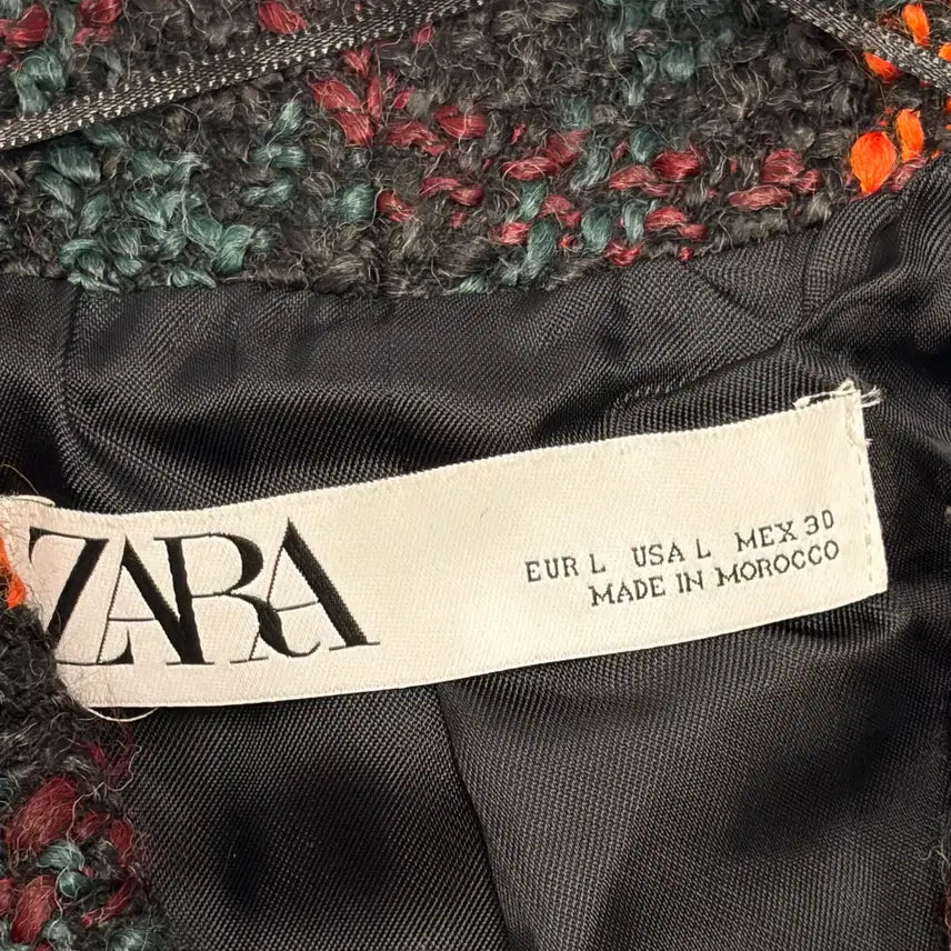 [BUNJANG] ZARA Tweed Jacket / 자라 95사이즈 트위드 자켓
