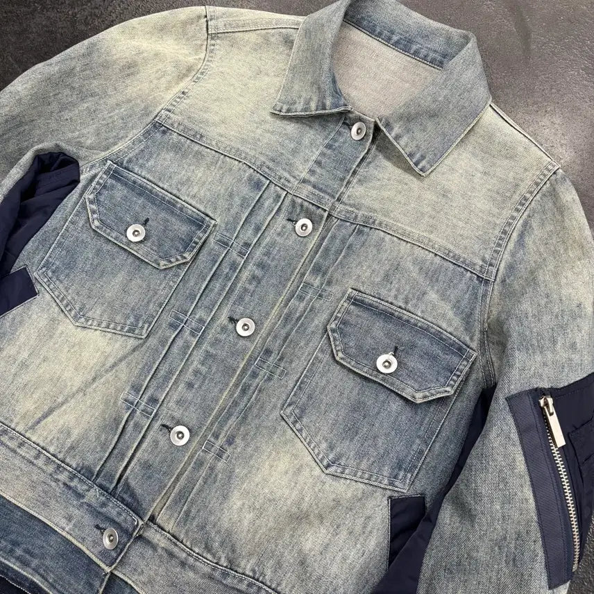 [SOLD OUT] (95)사틴데님자켓