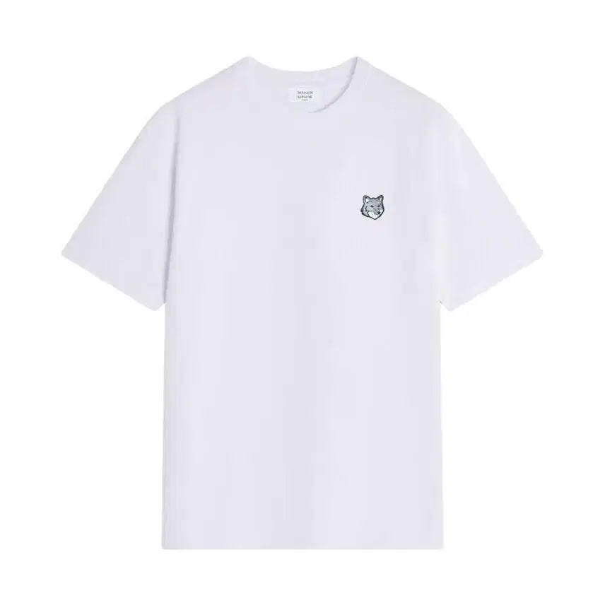[BUNJANG] Maison Kitsune Gray Fox Short Sleeve T-shirt / 메종키츠네  그레이이 폭스 반팔티 블랙/화이트