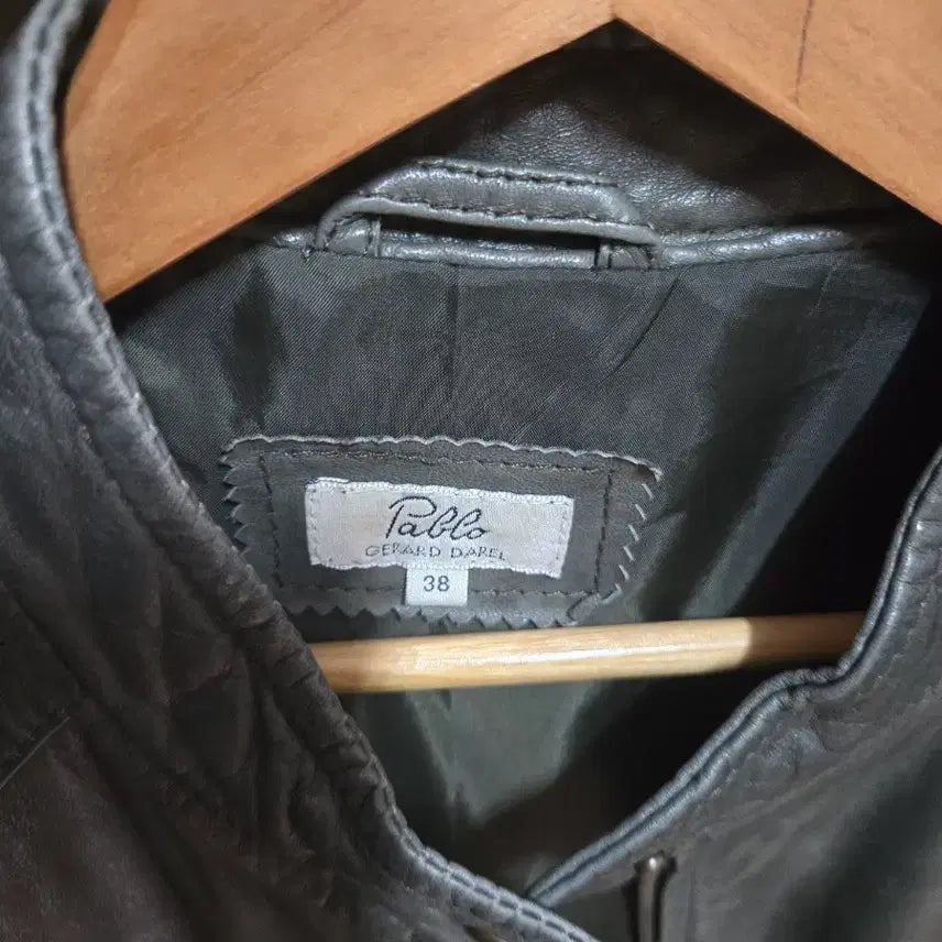 [BUNJANG] Gerard Darel Lambskin Leather Jacket / 제라르다렐 양가죽 자켓 55-66 우먼스