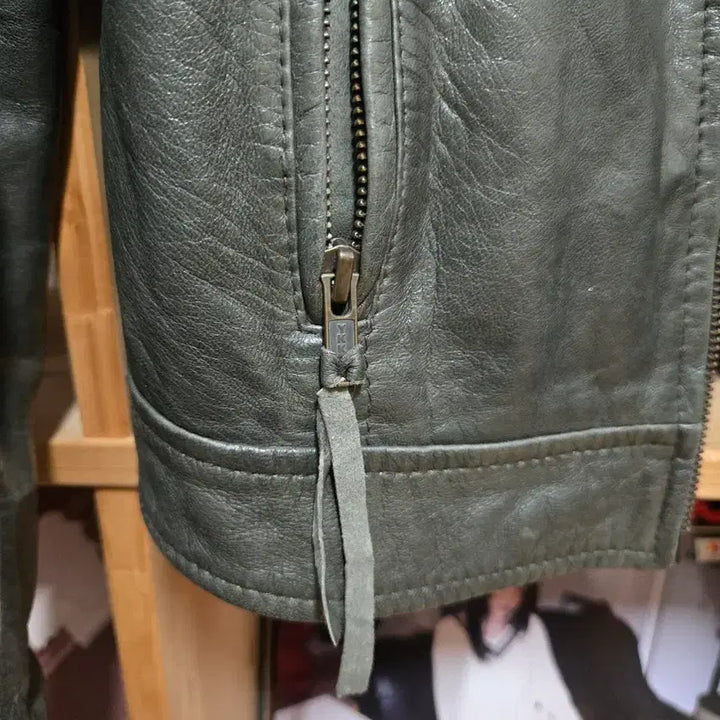 [BUNJANG] Gerard Darel Lambskin Leather Jacket / 제라르다렐 양가죽 자켓 55-66 우먼스