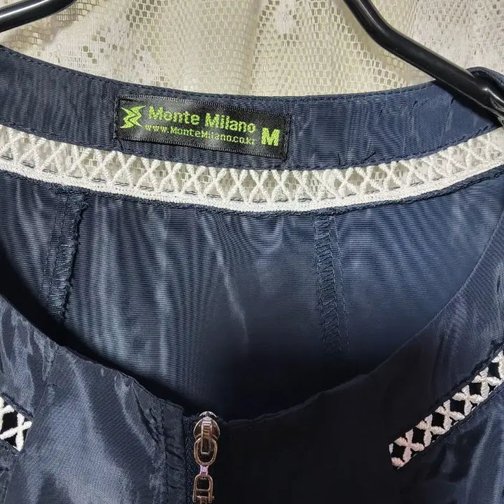[BUNJANG] Monte Milano Half Satin Jacket Navy / 몬테밀라노Monte Milano 하프 샤틴 쟈켓 네이비