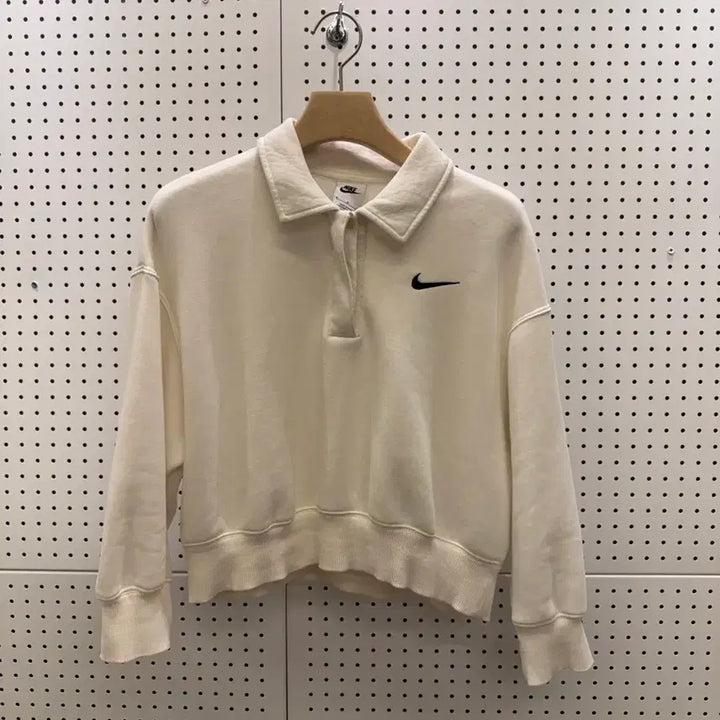 [BUNJANG] Nike Crop Half-Zip Sweatshirt U1625 / 나이키 하프집업 크롭 맨투맨 U1625