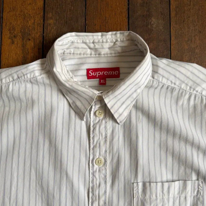 [SOLD OUT] 90s 슈프림 Supreme 스트라이프 반팔 셔츠 남방