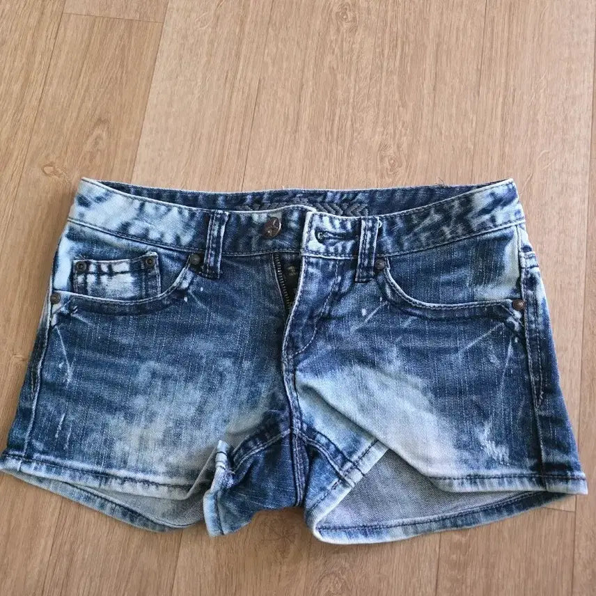 [BUNJANG] SHABE JEANS Denim Hot Pants / SHABE JEANS 청반바지 데님 핫팬츠