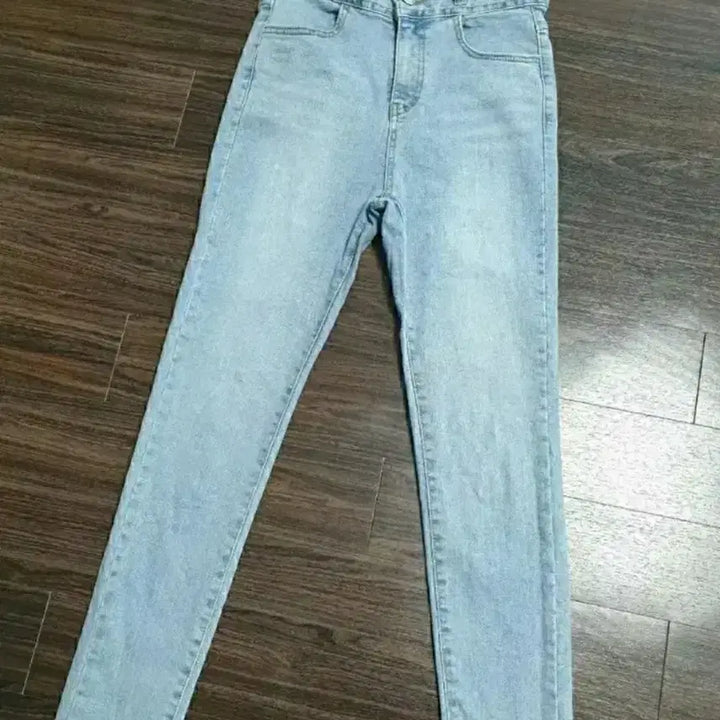 [BUNJANG] High-Waist Light Blue Denim Jeans / (오늘특가) 연청 하이웨스트 청바지
