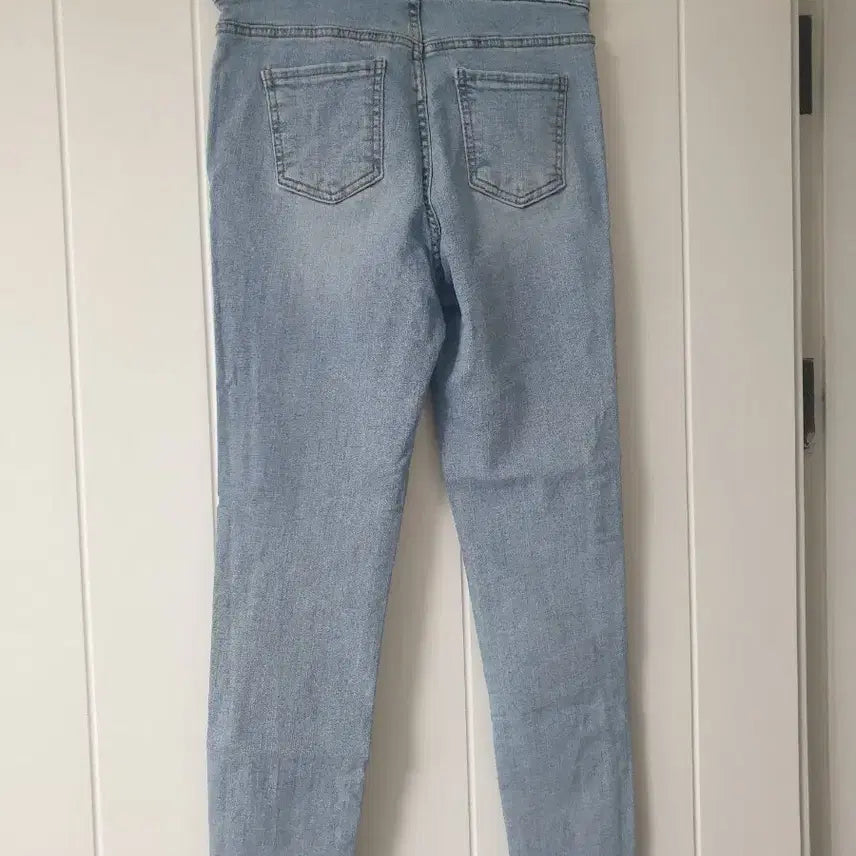 [BUNJANG] High-Waist Light Blue Denim Jeans / (오늘특가) 연청 하이웨스트 청바지