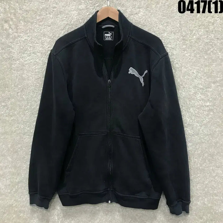 [SOLD OUT] 푸마 블랙 풀집업 트레이닝 자켓 XL