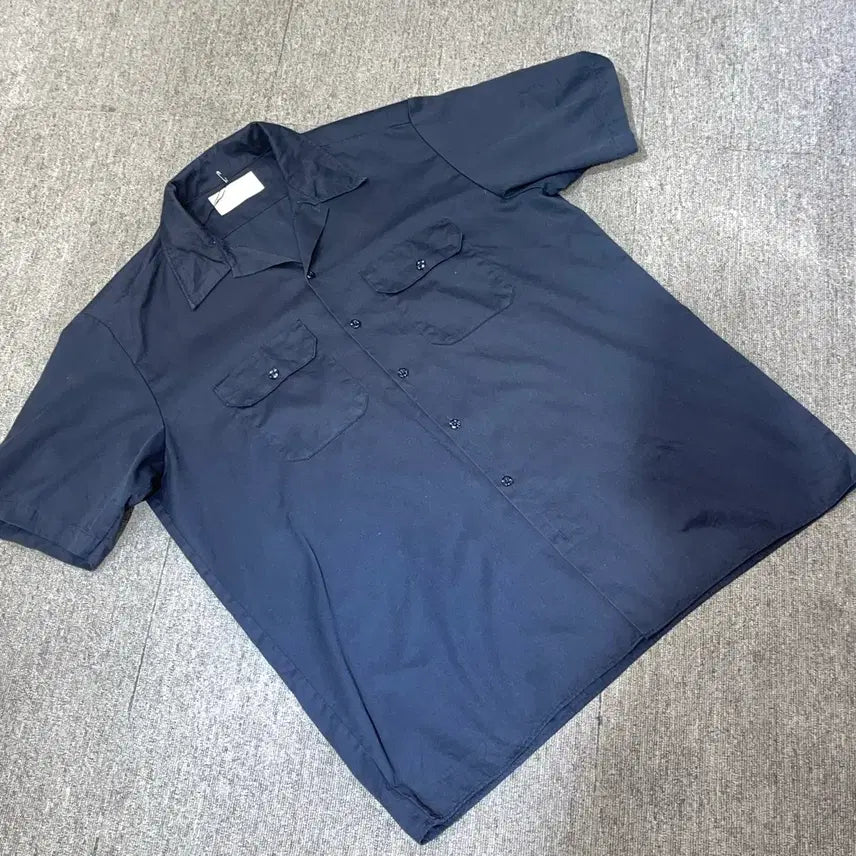 [BUNJANG] (XL) Dickies 디키즈 반팔 워크 셔츠 블랙 / (XL) Dickies 디키즈 반팔 워크 셔츠 블랙