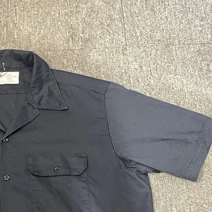 [BUNJANG] (XL) Dickies 디키즈 반팔 워크 셔츠 블랙 / (XL) Dickies 디키즈 반팔 워크 셔츠 블랙