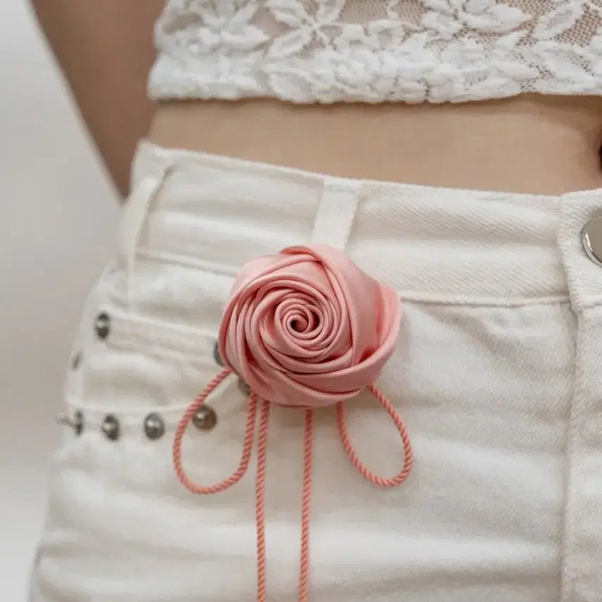 [BUNJANG] Tatiana Glory Rosette Loop Tie / 타티아나 글로리 로젯 루프 타이