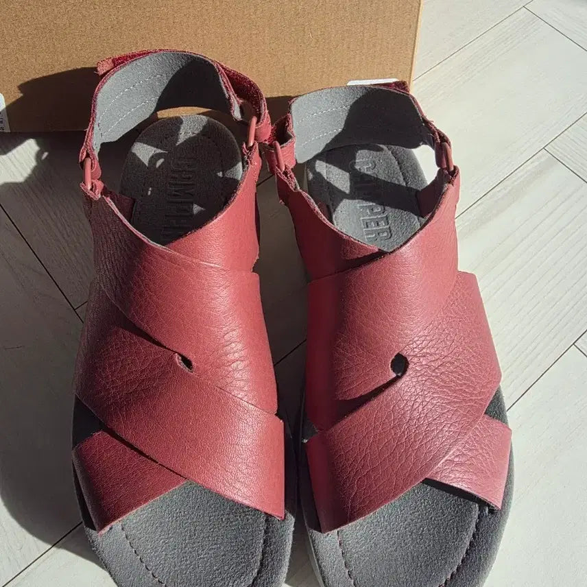 [BUNJANG] Camper Oruga Sandals 37 Burgundy / 캠퍼 오루가 camper oruga 샌들 37사이즈 235 240 버건디