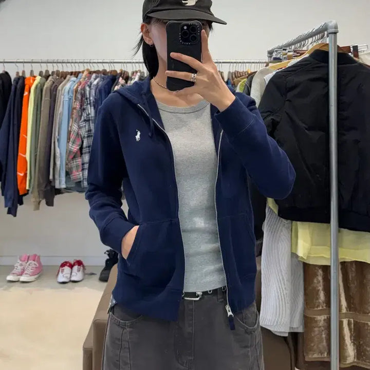[SOLD OUT] 폴로 랄프로렌 우먼 후드집업 네이비