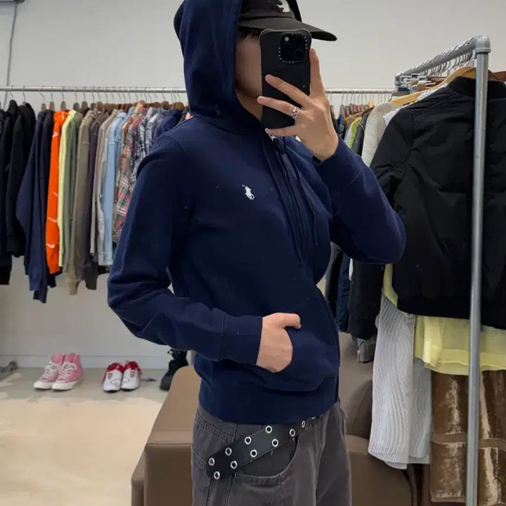 [SOLD OUT] 폴로 랄프로렌 우먼 후드집업 네이비