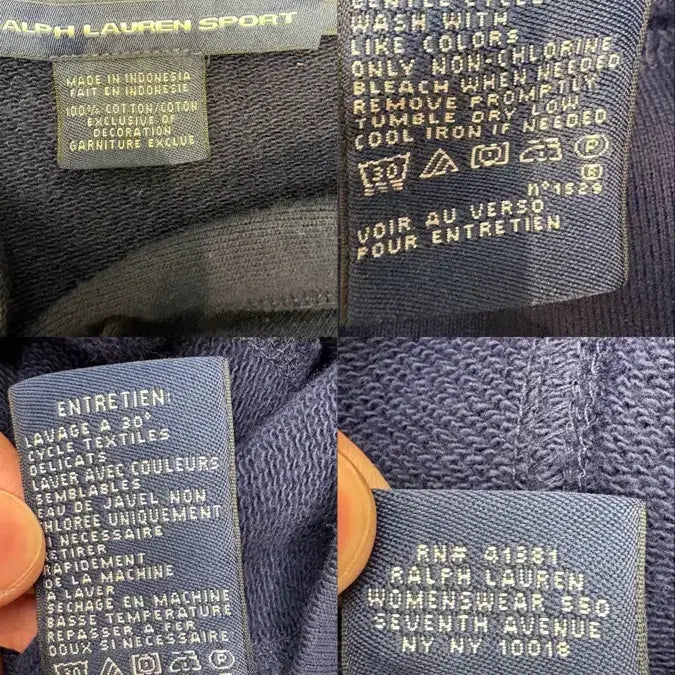 [SOLD OUT] 폴로 랄프로렌 우먼 후드집업 네이비
