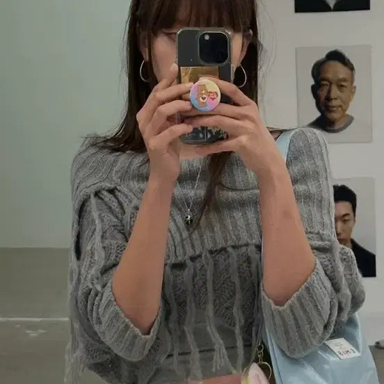 [BUNJANG] Sculptor Two-Way Upside Down Knit Sweater / 스컬프터 투워이 업사이드다운 니트 s
