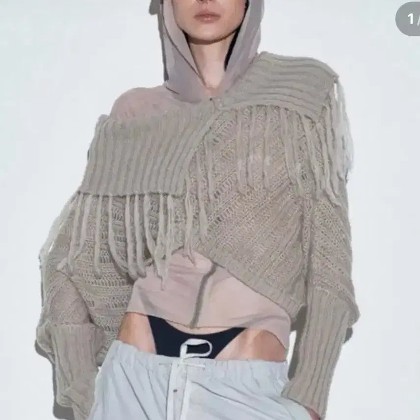 [BUNJANG] Sculptor Two-Way Upside Down Knit Sweater / 스컬프터 투워이 업사이드다운 니트 s