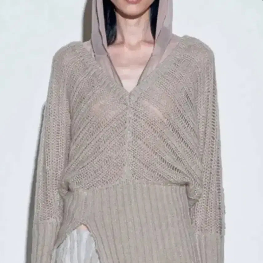 [BUNJANG] Sculptor Two-Way Upside Down Knit Sweater / 스컬프터 투워이 업사이드다운 니트 s