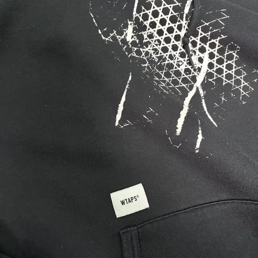 [BUNJANG] WTAPS Vans Collaboration Black Hoodie / 더블탭스 반스 후드 블랙 4 사이즈