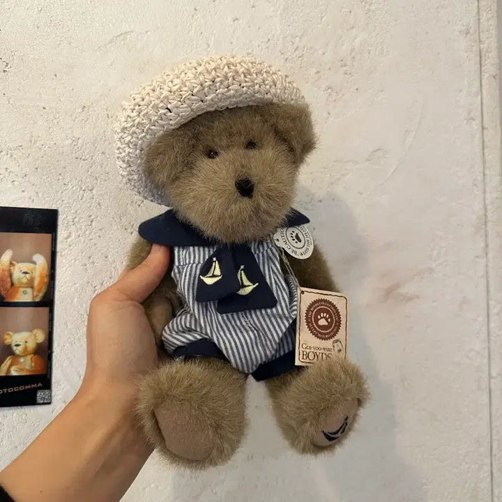 [BUNJANG] Boys Bear Marine Look Plush / 보이즈베어 마린룩