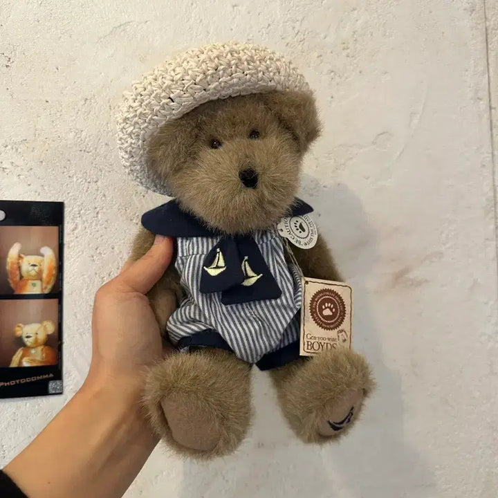 [BUNJANG] Boys Bear Marine Look Plush / 보이즈베어 마린룩