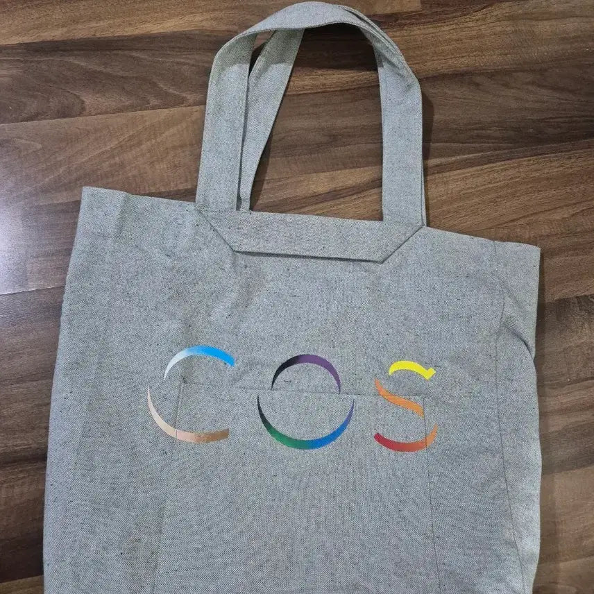 [BUNJANG] COS Color Logo Tote Bag / COS 코스 컬러 로고 토트백
