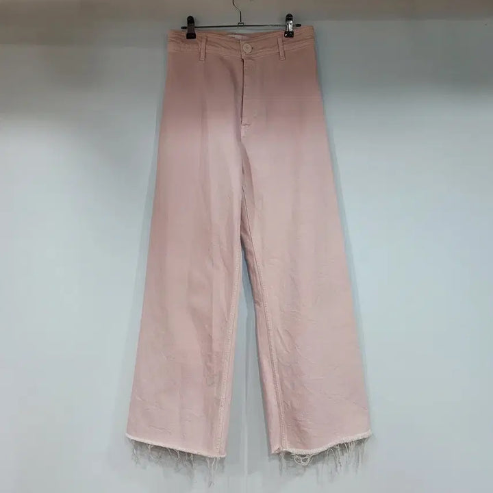 [SOLD OUT] 자라 연핑크 와이드 데님 팬츠 29