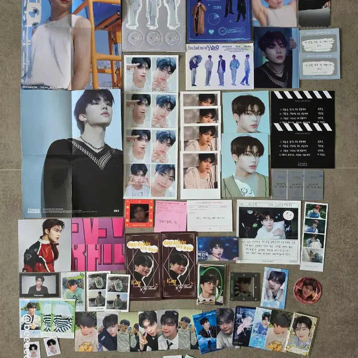 [BUNJANG] ZEROBASEONE Park Gunwook Photocard Bundle Set / 제로베이스원 박건욱 포카 및 비공굿즈 일괄양도
