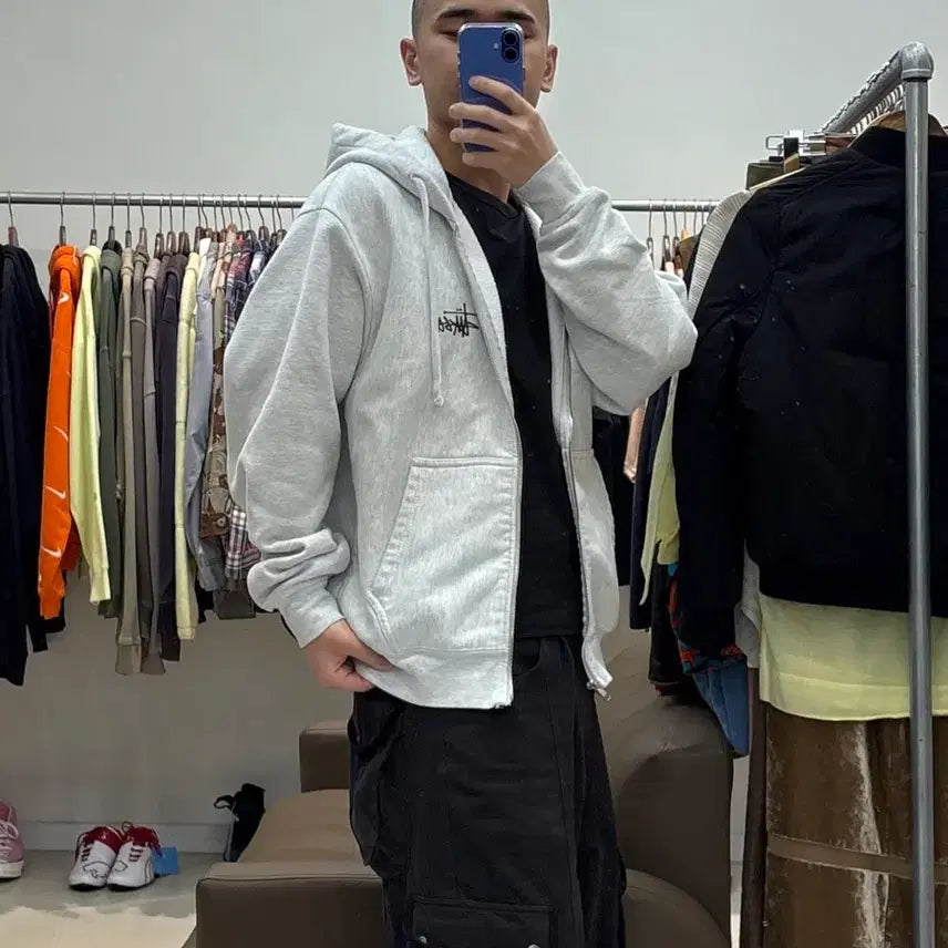 [SOLD OUT] 스투시 베이직 후드집업
