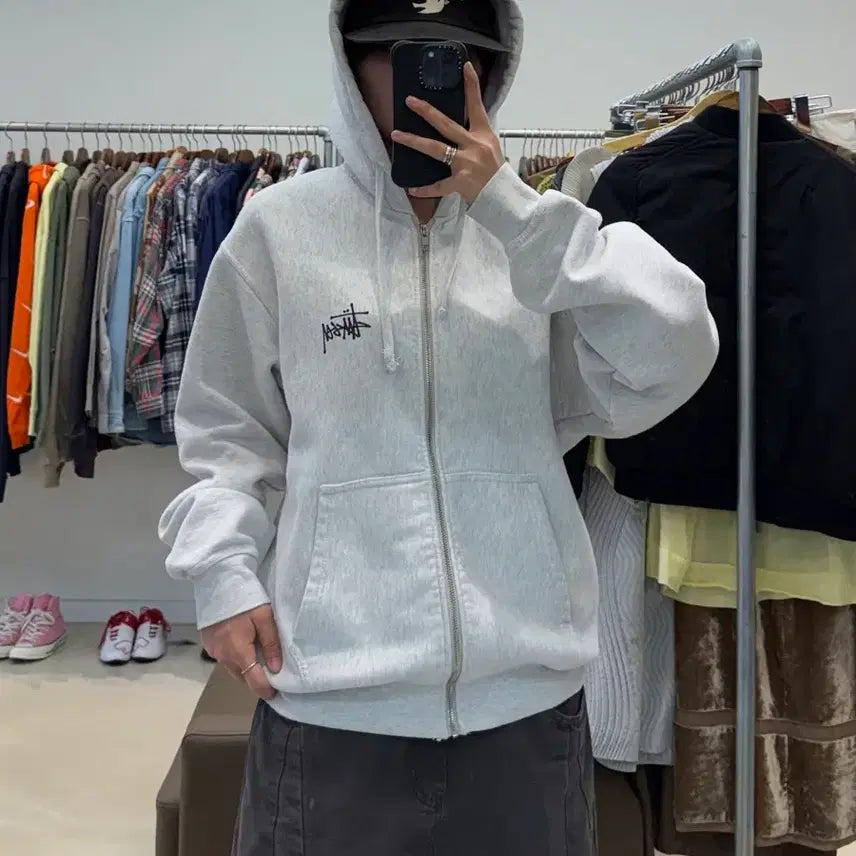 [SOLD OUT] 스투시 베이직 후드집업