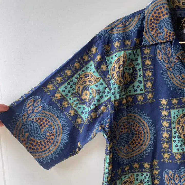[BUNJANG] Needles Paisley Short Sleeve Shirt / 니들스 페이즐리 반팔셔츠