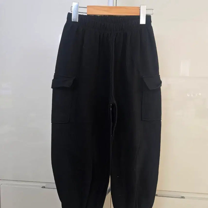 [BUNJANG] Black Cargo Jogger Pants / 블랙 카고 조거팬츠