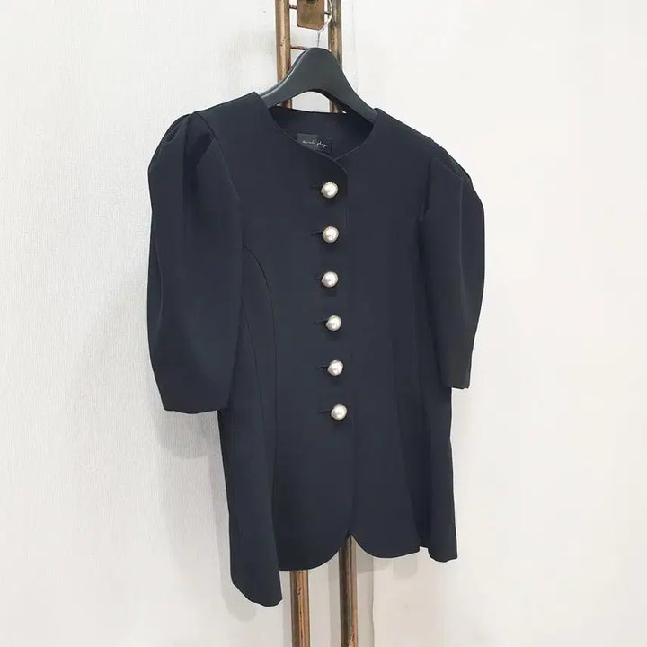 [BUNJANG] Workshop Puff Sleeve Short-Sleeve Jacket (Size 55) / (JJ29937)워크샵 (workshop) 퍼프 소매 반팔 자켓 55