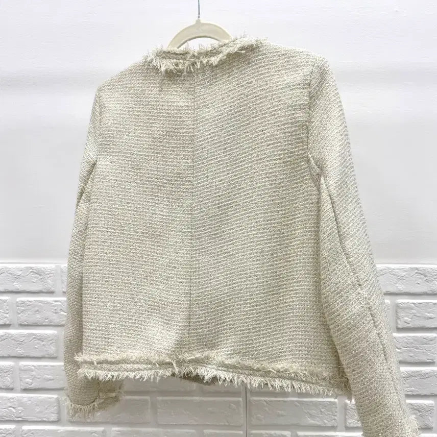 [BUNJANG] THE IZZAT Ivory Tweed Jacket / THE IZZAT 아이보리 트위드 자켓