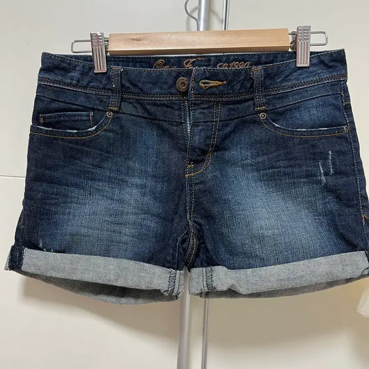 [BUNJANG] Vintage Roll-Up Denim Shorts / 빈티지 롤업 데님 반바지 오네갸루