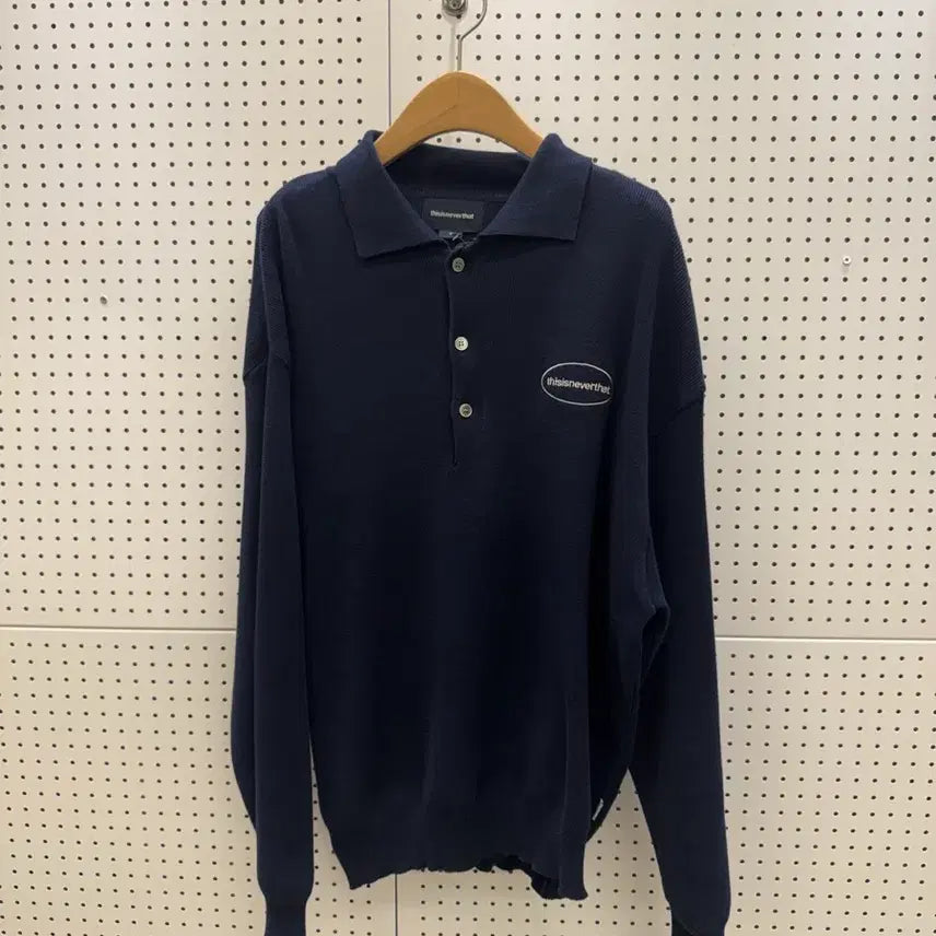 [BUNJANG] thisisneverthat Logo Knit Sweater U1629 / 디스이즈네버댓 로고 니트 스웨터 U1629