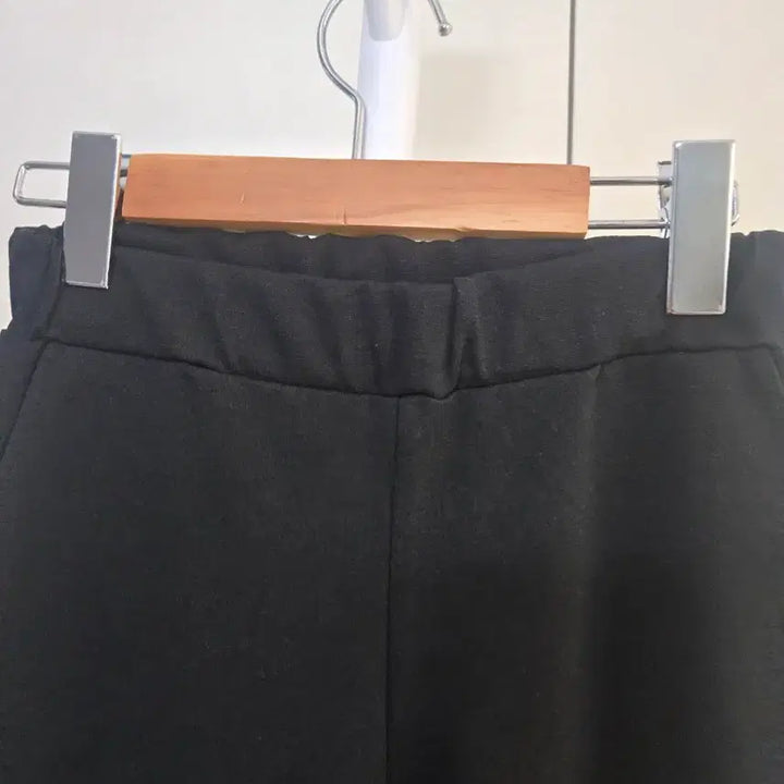 [BUNJANG] Black Wide Banding Pants / 블랙 와이드 밴딩 팬츠