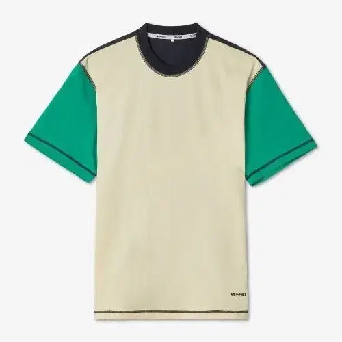 [BUNJANG] Sunnei Color Block T-shirt / s) 써네이 컬러블록 티셔츠