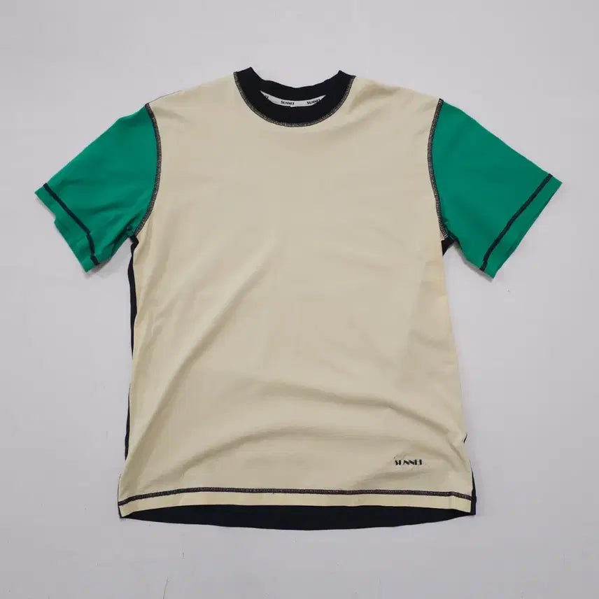 [BUNJANG] Sunnei Color Block T-shirt / s) 써네이 컬러블록 티셔츠