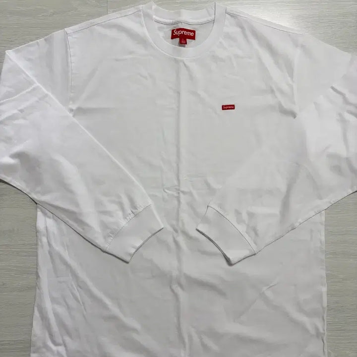 [SOLD OUT] [L] 슈프림 스몰박스 롱슬리브 화이트 25SS